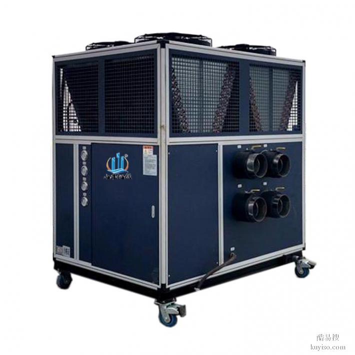 山井钢箱粱焊接快速降温冷机机,风冷工业冷水机组厂家