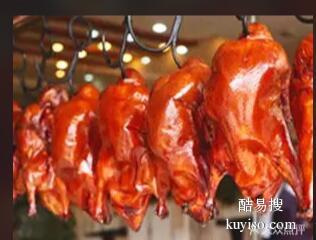 正宗北京果木脆皮烤鸭，果木碳片皮烤鸭技术培训