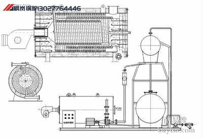 4吨生产公司燃油导热油锅炉