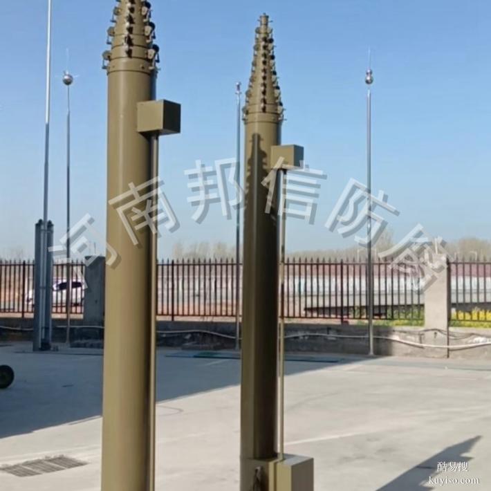 插接式鋁合金短波天線支撐桿手搖升降桿雙極天線桿7米10米18米