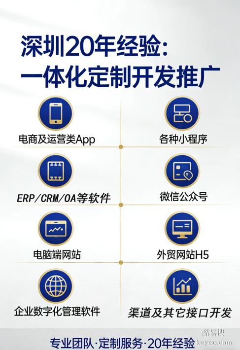 APP開(kāi)發(fā)、響應(yīng)式品牌官網(wǎng)、電商/服務(wù)/小程序、AI智能管理中臺(tái)