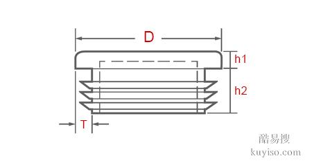 圓形管塞_鋼管塑料堵頭圓管塞端蓋悶頭內(nèi)塞家具腳塞護(hù)腳_鴻仁
