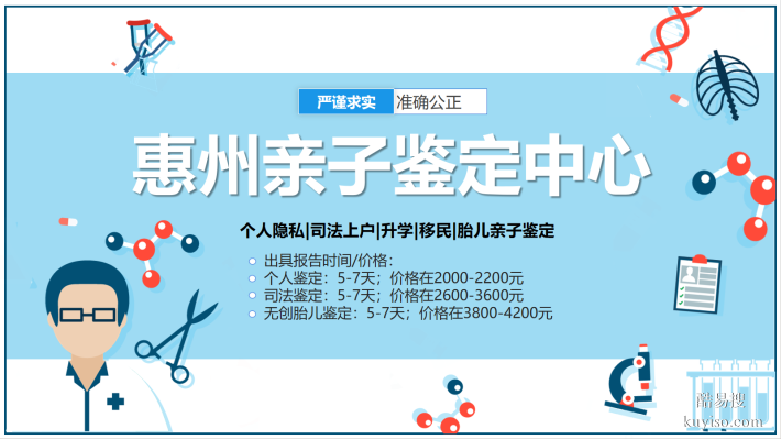 惠陽地區(qū)親子鑒定收費(fèi)標(biāo)準(zhǔn)一覽表(附2026全新鑒定價格匯總)