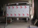 北京通州区加工定制不锈钢展架 宣传栏厂家批发订做