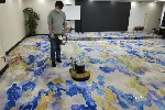 越秀金融大厦银行写字楼地毯清洗，会议室清洗地毯消毒除菌