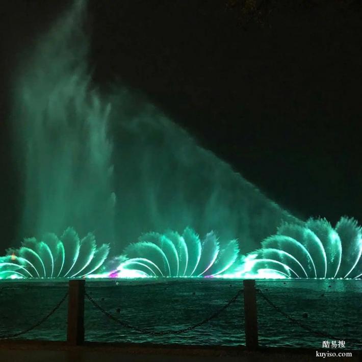 重庆江北音乐喷泉系统-博驰环境公司,湖面音乐喷泉