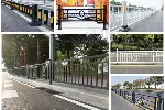 江门机非警示隔离墩 佛山人行街道防撞港式护栏 梅州马路边栏杆