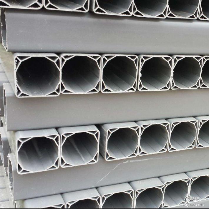 九孔格栅管厂九孔栅格管规格PVC-U九孔高强度栅格管