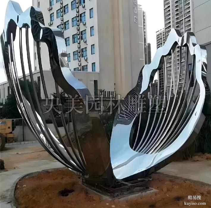 翅膀雕塑不锈钢制作方法,翅膀造型景观雕塑制作