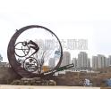 奥运会自行车雕塑,自行车主题雕塑