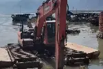 无锡水陆两用挖掘机租赁市场报价水上浮桶式挖掘机租赁电话
