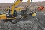 鹤壁船挖机租赁厂家水上漂挖掘机租赁电话