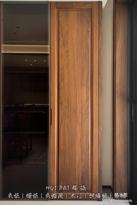长沙订做全木原木家具,原木衣柜,餐边柜定做配送安装
